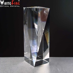 Army Trophy engraved in Optical Crystal.