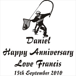 An Anniversary Gift for Him can include a design of his favourite sport engraved into the glass or crystal.