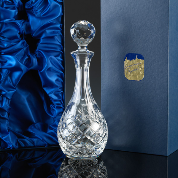 24% lead crystal Claret Decanter, for engraving.