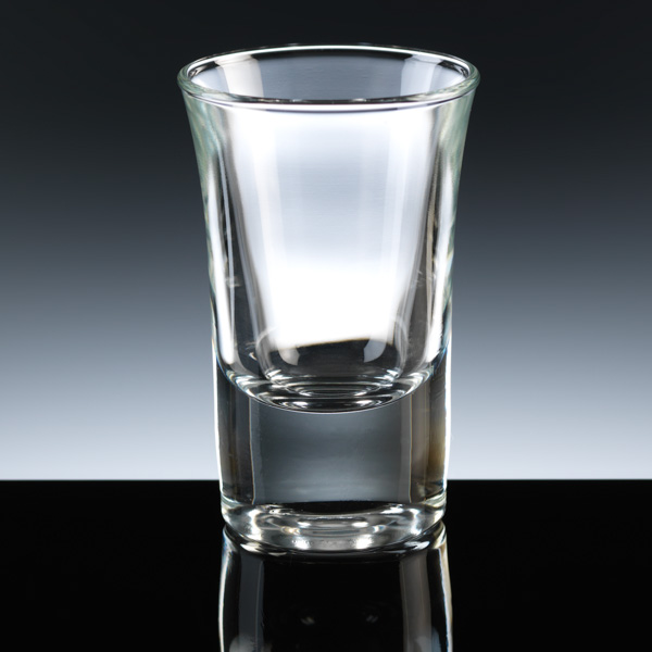 The "Hot Shot" shot glass. Can be engraved or printed.