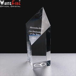 Engraved Crystal Dealer of the Year Award.