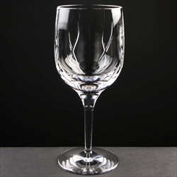 Modern cut-crystal Lead Crystal Wine Glass, for engraving.