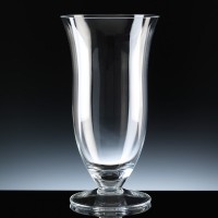 Balmoral Glass Footed Tulip Vase 10 inch, Single, Satin Boxed