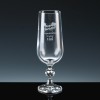 Crystal Gifts 6oz Champagne Flutes Birthday 18th, Single, Silver Boxed