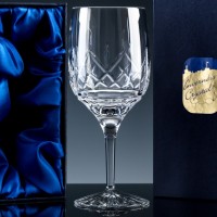 Inverness Crystal Premier Panelled 10oz Wine, Single, Satin Boxed