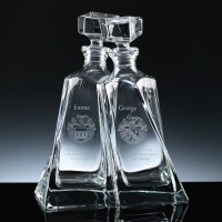Pair Modern Lovers Entwined 600ml Decanter, Single, Blue Boxed