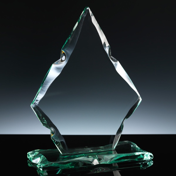 Rock Tablet 7.5 x 3.25 x 10 inch Dunrobin Diamond Award, Single, Blue Boxed