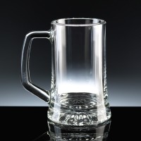 Stern Heavy Glass 9oz Beer Tankard, Single, Satin Boxed