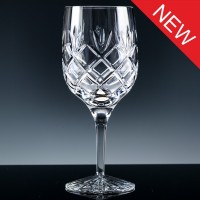 Inverness Crystal Traditional Fully Cut 24% Lead Crystal 10oz Wine Glass, Bulk, Inner Carton of 26