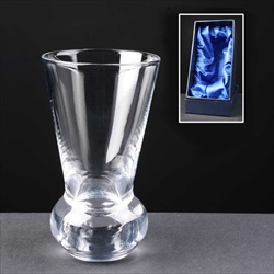 "Balmoral Glass" Masonic Firing Glass in branded Satin Box.