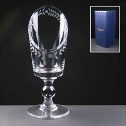 Crystal Trophy Cup, for engraving.
