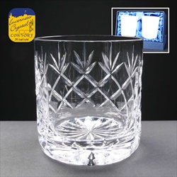 Pair of "Inverness Crystal" Whisky Glasses with engraving space.