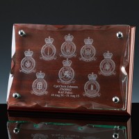An "Ice Block" plaque which is ideal for Navy presentations and awards.