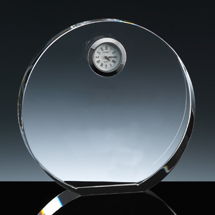 WhiteFire Wedge Clock, can be deep engraved with your bespoke message, makes a superb Anniversary Gift for Her