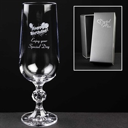 Champagne Flute. printed for Birthday Gift.