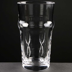Engraved lead crystal beer glass Football Gift for a man.