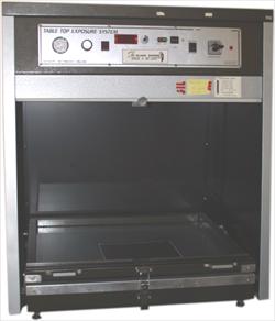 The exposure unit can be set to deliver the precise amount of light required to make masks. Exposure Unit for making masks for glass engraving.