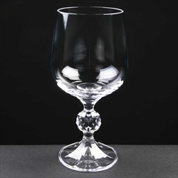 Navy Glass for Red Wine, for engraving or printing.