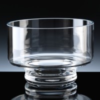 Balmoral Glass Mouth Blown Heeled Bowl 7 inch, Single, Gift Boxed