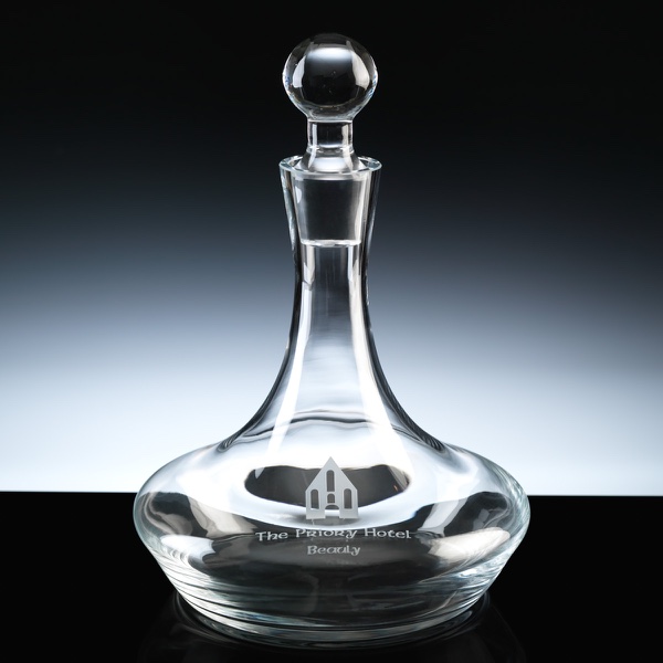Balmoral Glass 1.5 L Ships Decanter, Single, Gift Boxed