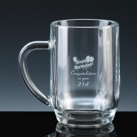 Crystal Gifts 1 Pint Tankard Birthday 21st, Single, Silver Boxed